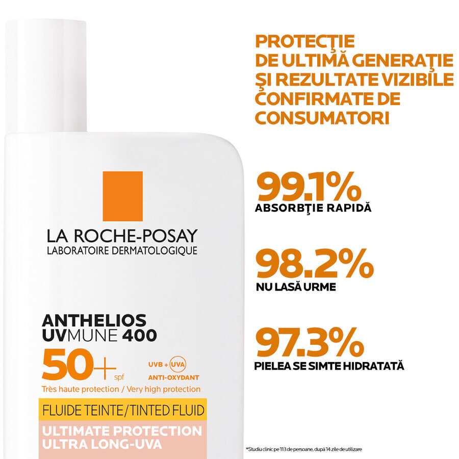 La Roche-Posay Anthelios Fluido Solar SPF 50+ UVmune, 50 ml