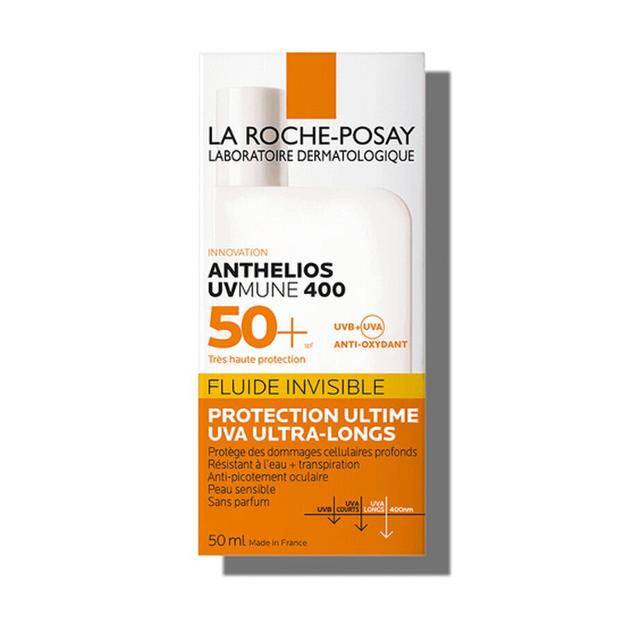 Anthelios UVMune 400 fluido invisibile senza profumo spf50+ La Roche-Posay 50ml recensioni