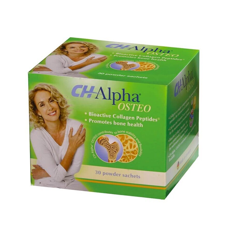 CH Alpha OSTEO Peptidi di collagene bioattivo, 30 bustine, Gelita Health