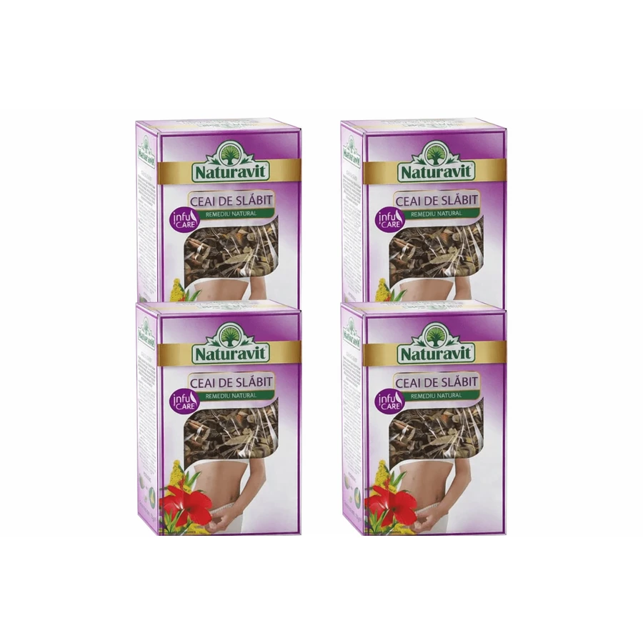 Tè dimagrante, 4x50 g, Naturavit
