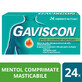 Gaviscon Menthol, 24 comprimidos masticables, Reckitt Benckiser Healthcare