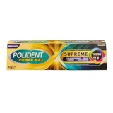 Polident power max supreme crema adhesiva todo en uno para dentaduras postizas 40 g