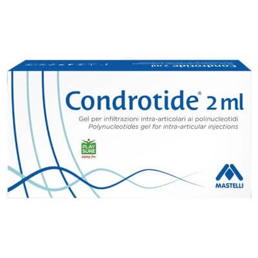 Jeringa intraarticular Condrotide gel polinucleótido 2% 2 ml
