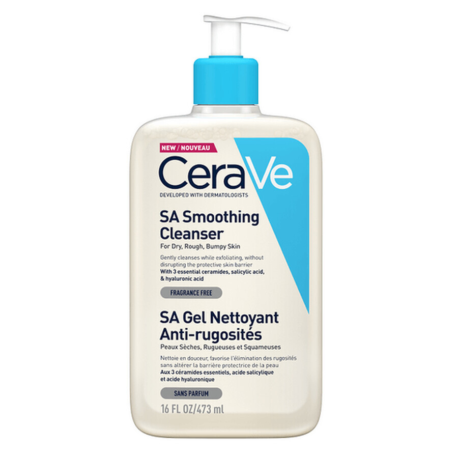 Gel limpiador antirrugas para pieles secas o ásperas, 473 ml, CeraVe SA