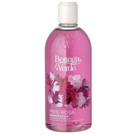 Bottega Verde Gel de Ducha Hidratante con Extracto de Pimienta Rosa 400ml