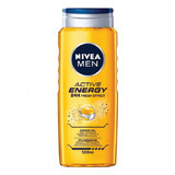 Gel de ducha Active Energy para hombre, 500 ml, Nivea