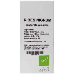 Ribes nigrum macérat glycériné 10% gouttes 100ml