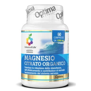 Colors of Life organiczny cytrynian magnezu 60 tabletek 1200 mg
