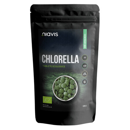 Chlorella comprimidos ecológicos, 125 g, Niavis