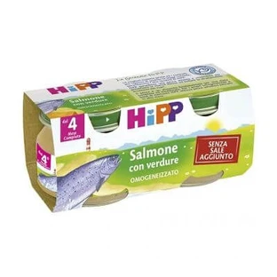 Hipp somon omogenizat cu legume 2x80 g