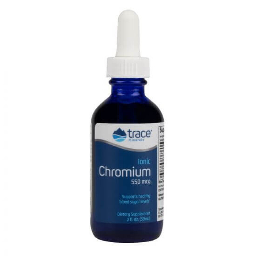 Cromo iónico 550 mcg, 59 ml, Trace Minerals