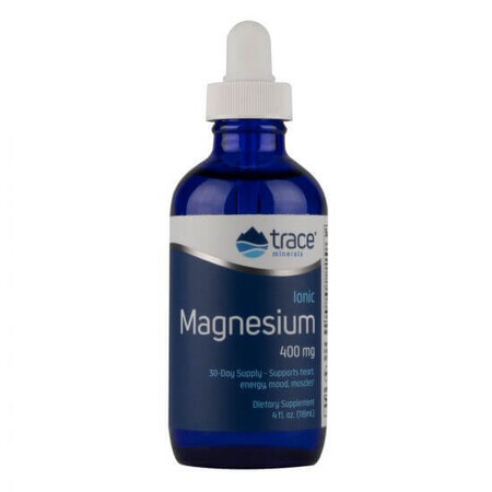 Magnesio iónico 400 mg, 118 ml, Trace Minerals