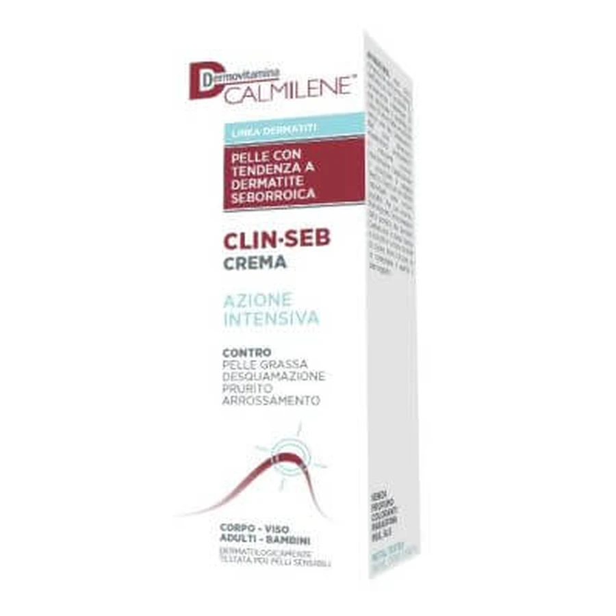 Dermovitamin calmilene clin-seb cremă cu acțiune intensivă pentru pielea predispusă la dermatită seboreică 50 ml