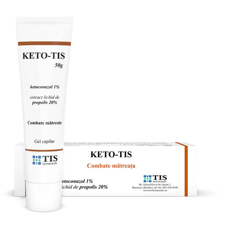 Gel capillaire Keto-Tis, 50 g, Tis Farmaceutic