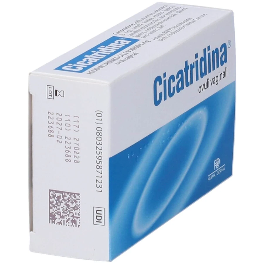 Cicatridine, 10 vaginale ovules, Farma-Derma Italië