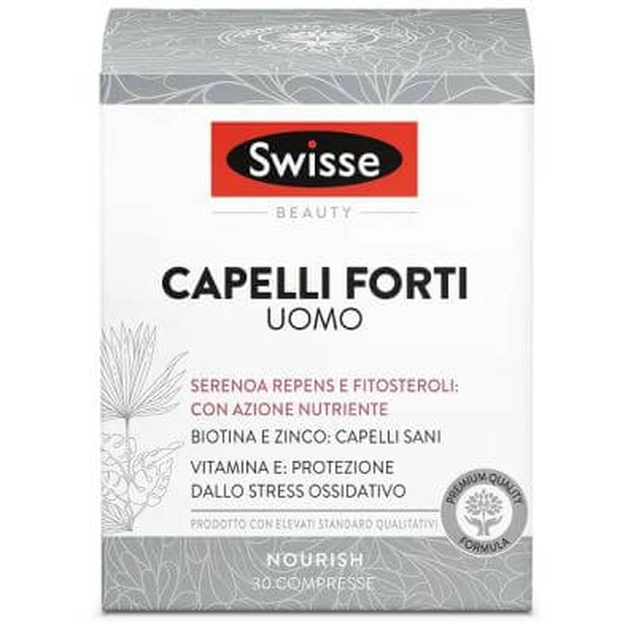 Swisse cabello fuerte para hombres 30 comprimidos