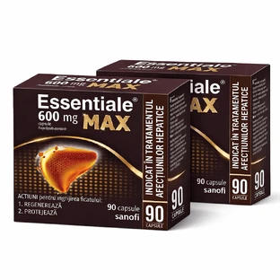 Essentiale MAX, 600 mg, 2x90 capsule, Sanofi