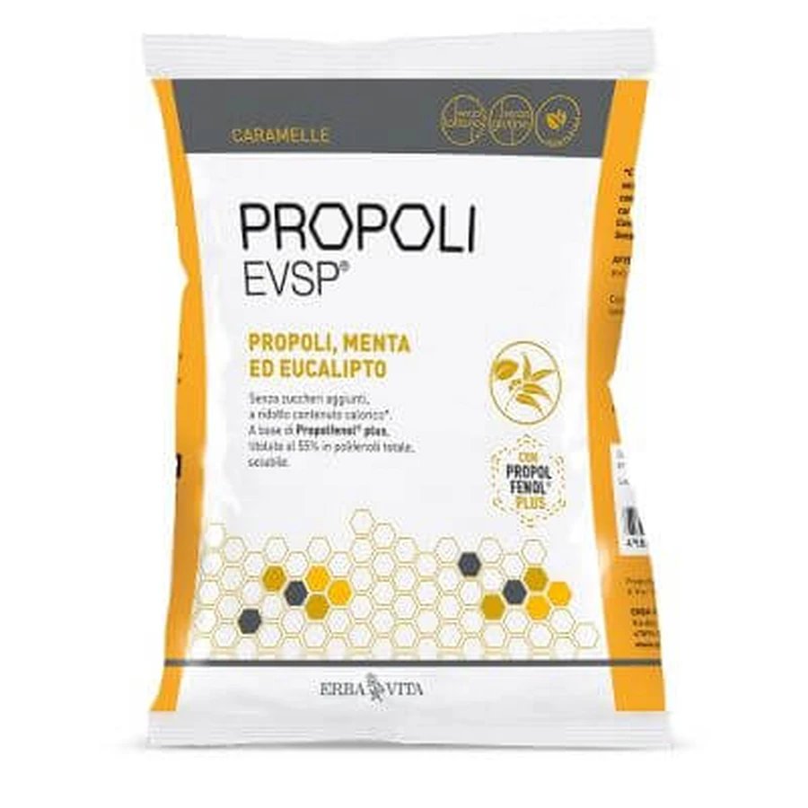 Caramelos de propóleo evsp con propóleo menta eucalipto 65 g