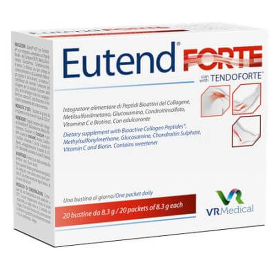 Eutend forte tendoforte 20 saszetek: ceny i cechy