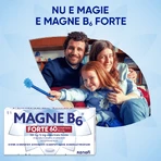 Magne B6 Forte 100 mg/10 mg, 2x60 comprimate filmate, Sanofi