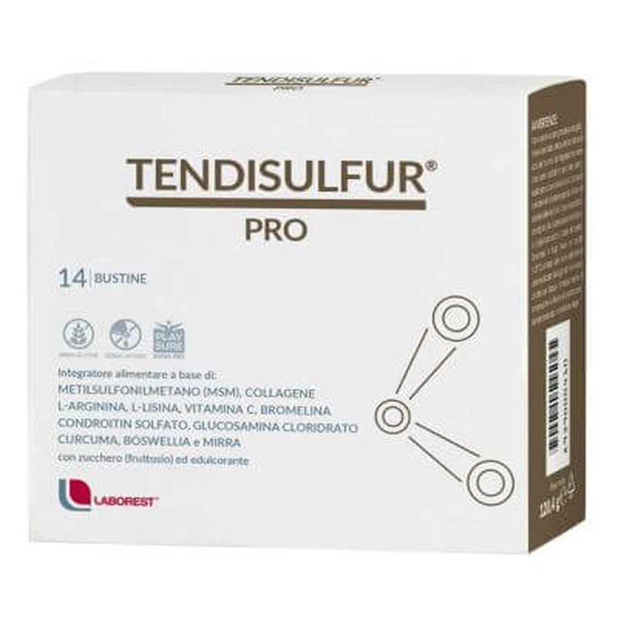 Tendisulfur pro 14 zakjes 8,6g