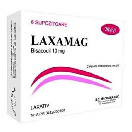 Laxamag, 6 supozitoare, Magistra