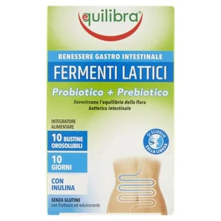 Ferments lactiques probiotiques + prébiotiques 10 sachets orosolubles