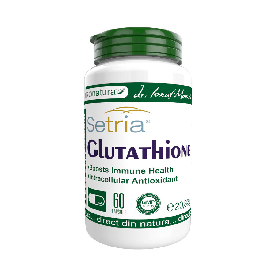 L-Glutatione Setria 250mg, 60 capsule, Pro Natura