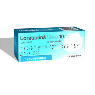 Loratadina, 10 comprimidos, Slavia Pharm