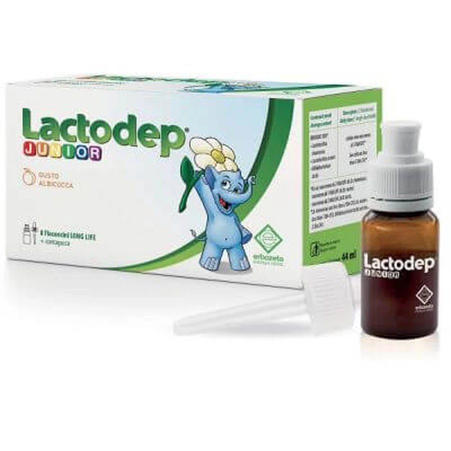 Lactodep junior 8 flacoane x 5,5 ml