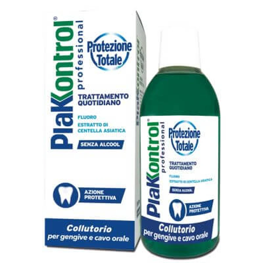 Plakkontrol totale bescherming mondwater 500 ml