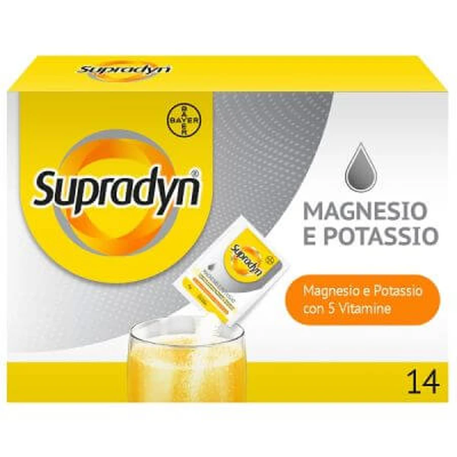 Supradyn magnesium potassium sugar-free 14 sachets 4 g