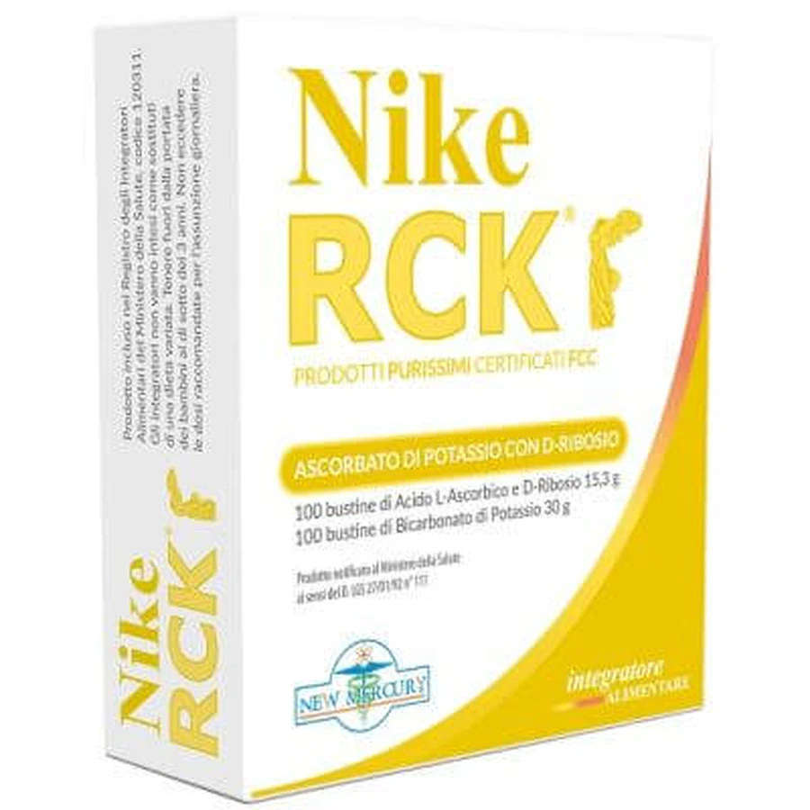 Nike rck ascorbat de potasiu + riboză 200 plicuri 45.30 g