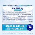 Magne B6 Premium, 100 mg/10 mg, 40 compresse rivestite con film, Sanofi