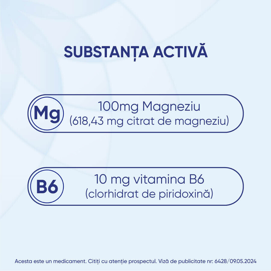 Magne B6 Premium, 100 mg/10 mg, 40 comprimate filmate, Sanofi