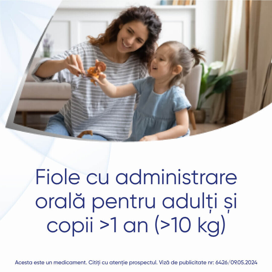 Magne B6 solutie orala 100 mg/10 mg, 10 fiole, Sanofi