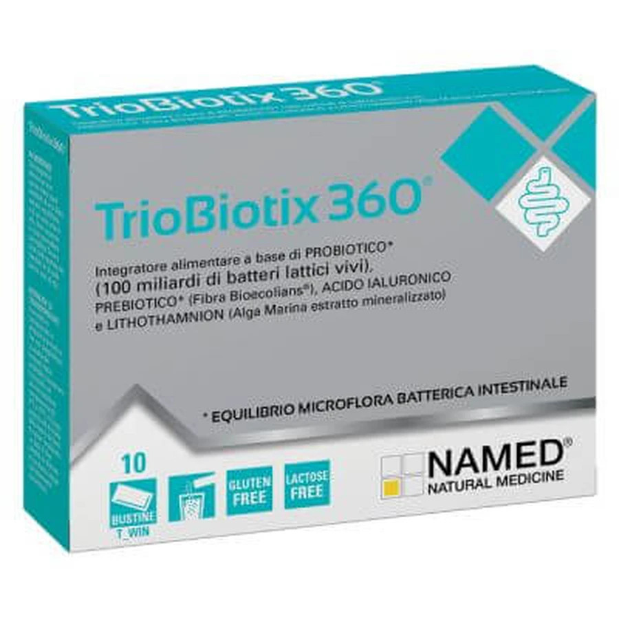 Triobiotix360 10 pliculețe de 4 g