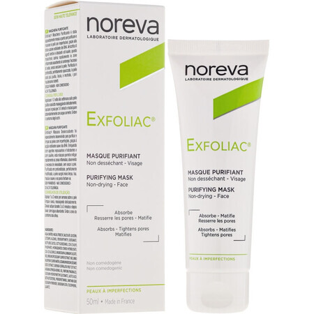 Noreva Mascarilla Exfoliante Purificante, 50 ml