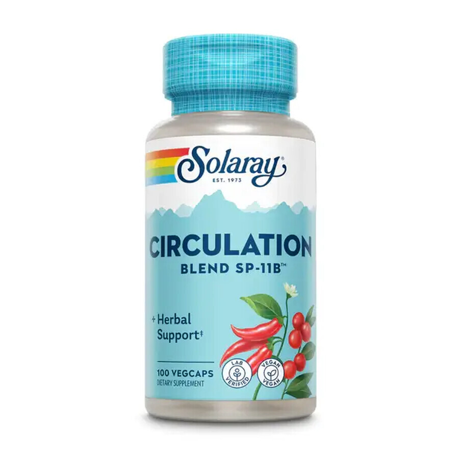 Circulation Blend Solaray, 100 capsules, Secom