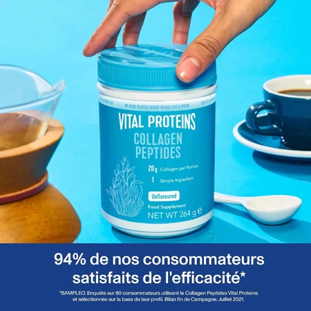Vital Proteins Collagen Peptides, 567 g - peptide de colagen pudră fără aromă, GNC 