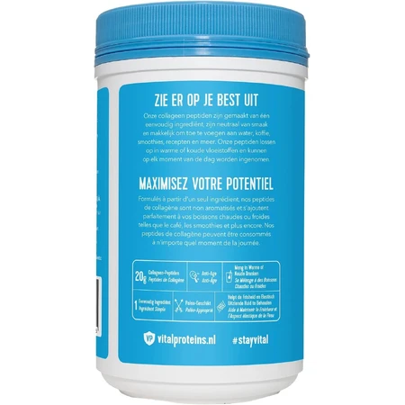 Vital Proteins Collagen Peptides, 567 g - peptide de colagen pudră fără aromă, GNC 