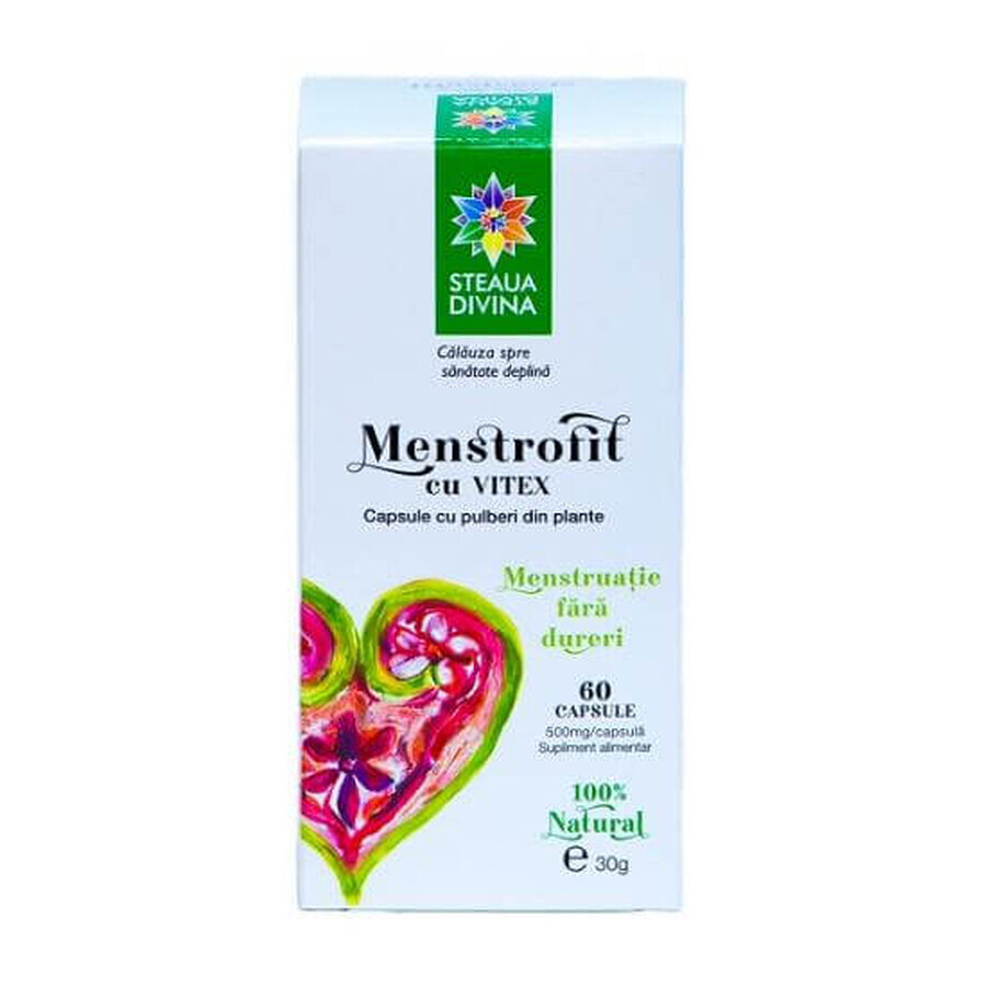 Menstrofit con Vitex, 60 cápsulas, Divine Star