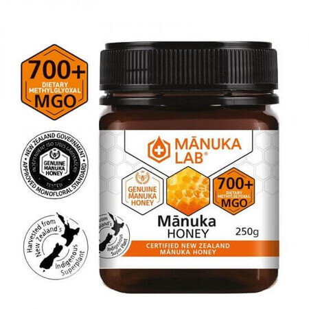 Natürlicher Manuka Honig MGO 700+, 250 g, Manuka Lab