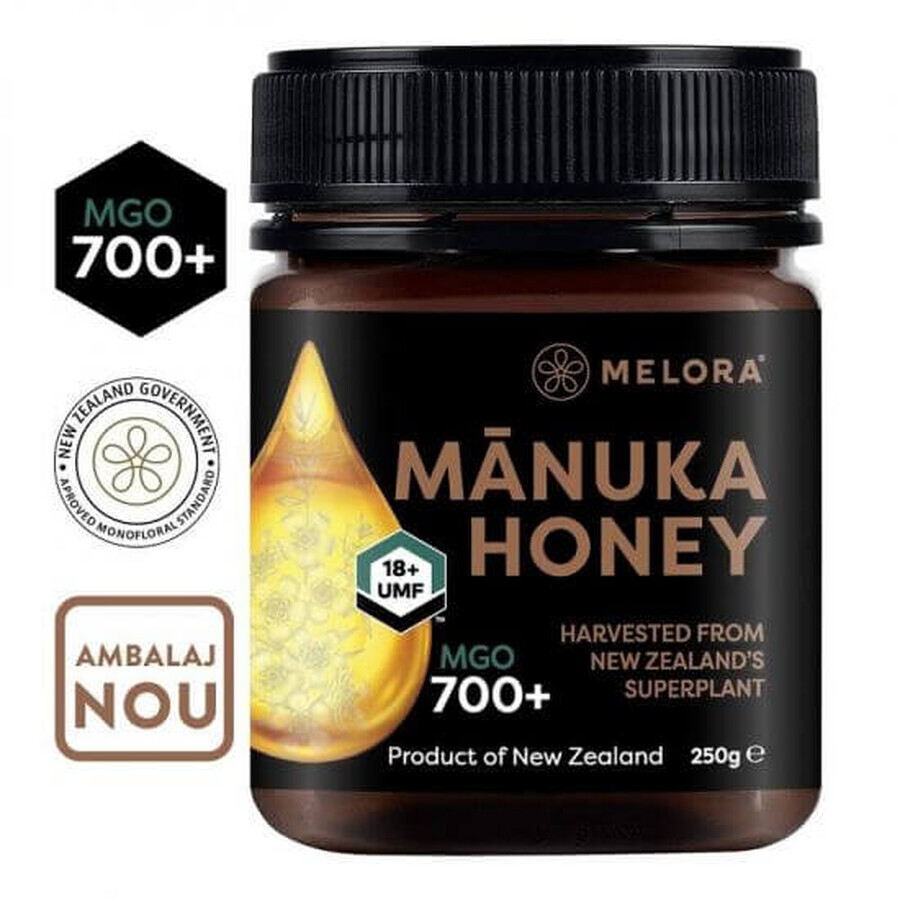 Miel de Manuka Natural MGO 700+, 250 g, Melora