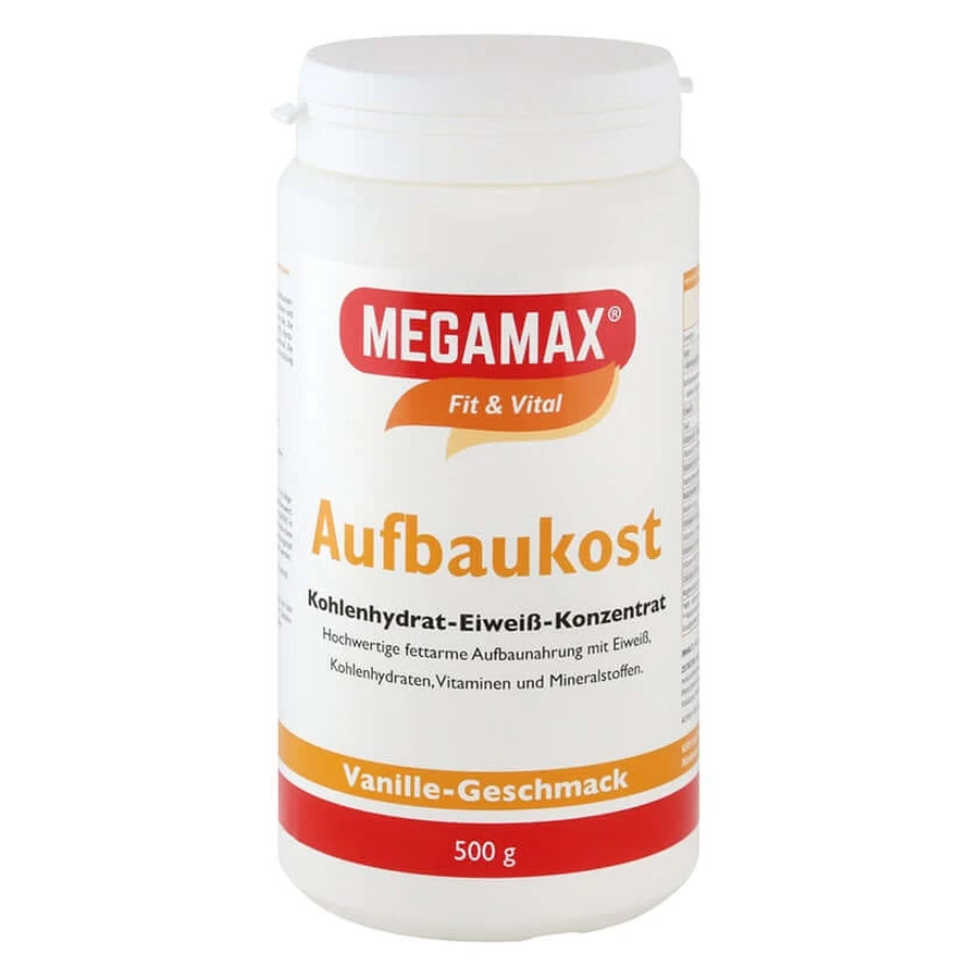 MEGAMAX AUFBAUKOST VANILLE 500 g