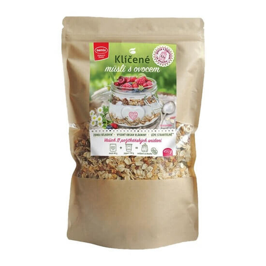 Sprouted moss with fruit, 450 g, Semix