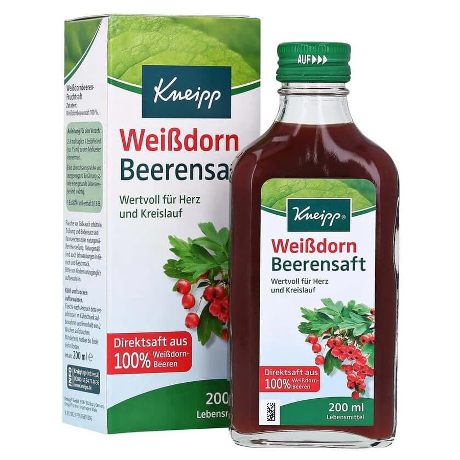 Kneipp Jus de baies d'aubépine 200 ml