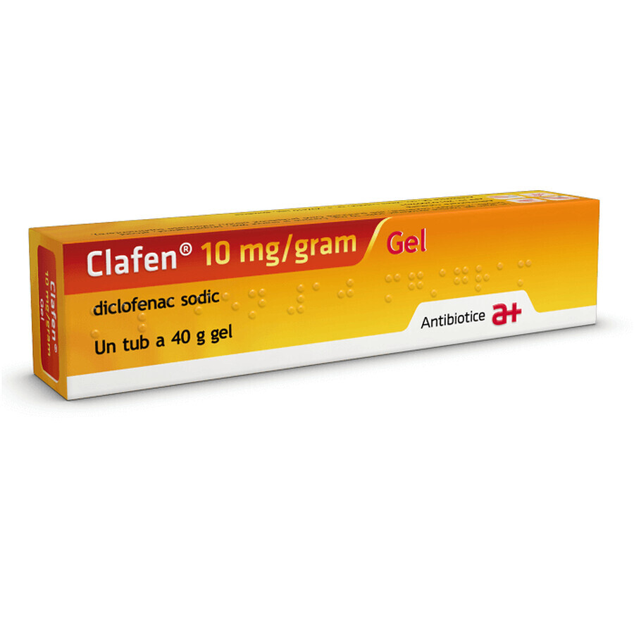 Clafen gel 10 mg/gram, 40 g, Antibiotica SA