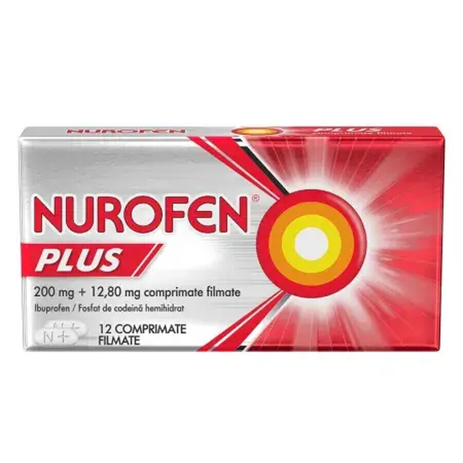 Nurofen Plus, 12 comprimidos, Reckitt Benckiser Healthcare