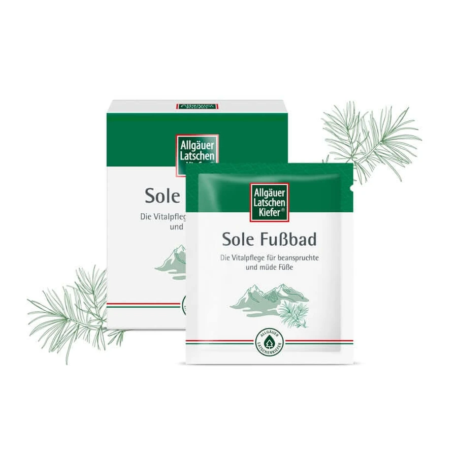 Allgäu Mountain Pine Sole Foot Bath 10X10 g: ceny i cechy